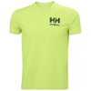 T-shirt męski Helly Hansen lime 79309-420 - L