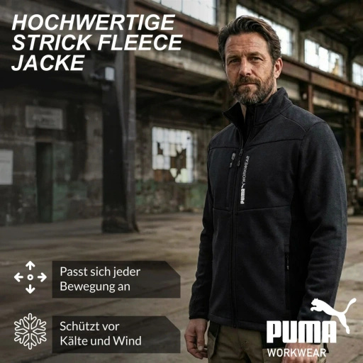 Kurtka polarowa Puma Workwear black 30-6110 - S