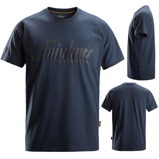 T-shirt roboczy Snickers 2590-4500 granatowy - XL