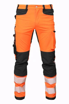 Spodnie robocze BoSafety Tension pomarańczowe - 52