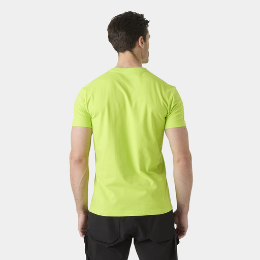 T-shirt męski Helly Hansen lime 79309-420 - L