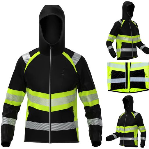 Softshell roboczy BoSafety Topek 0204 - 4XL