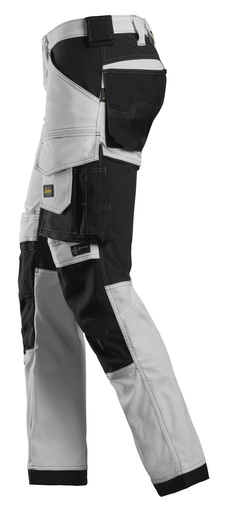 Spodnie robocze Snickers 6341-0904 białe - 50