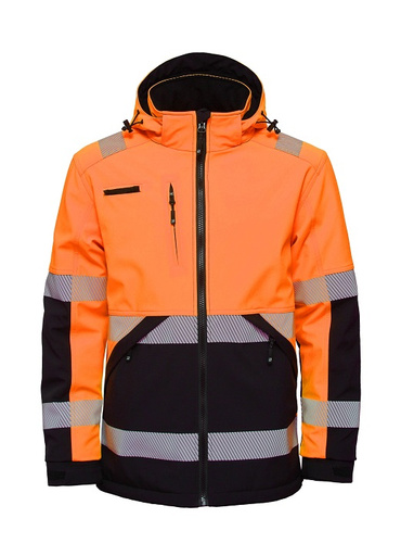 Softshell ocieplany WJ-Valencia pomarańczowy - XXL